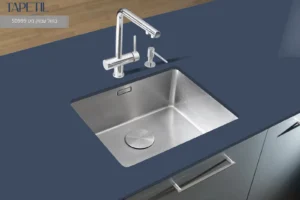 טפט לשיש מטבח כחול עמוק SD999