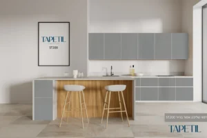 טפט למטבח דמוי שליכט אפור בהיר ST200