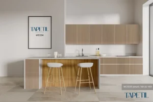טפט למטבח דמוי עץ אורן מעושן WD334