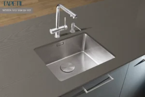 טפט לשיש מטבח דמוי עץ אפור כהה WD604