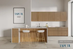 טפט למטבח דמוי עץ אלון עתיק WD837